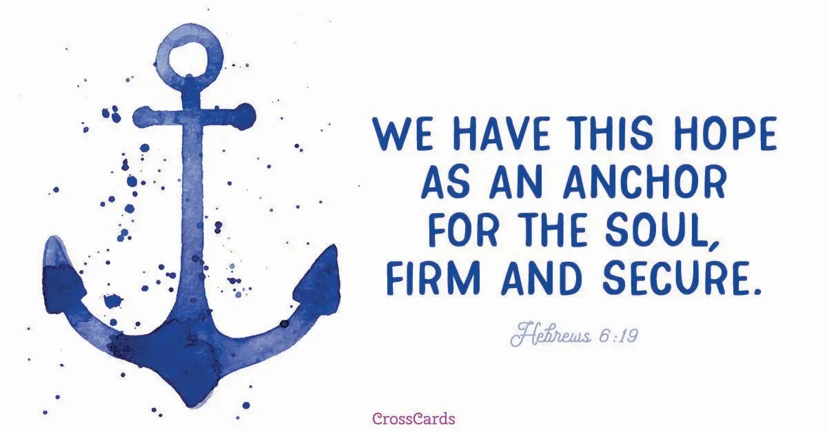 Hebrews 6:19 Scripture card