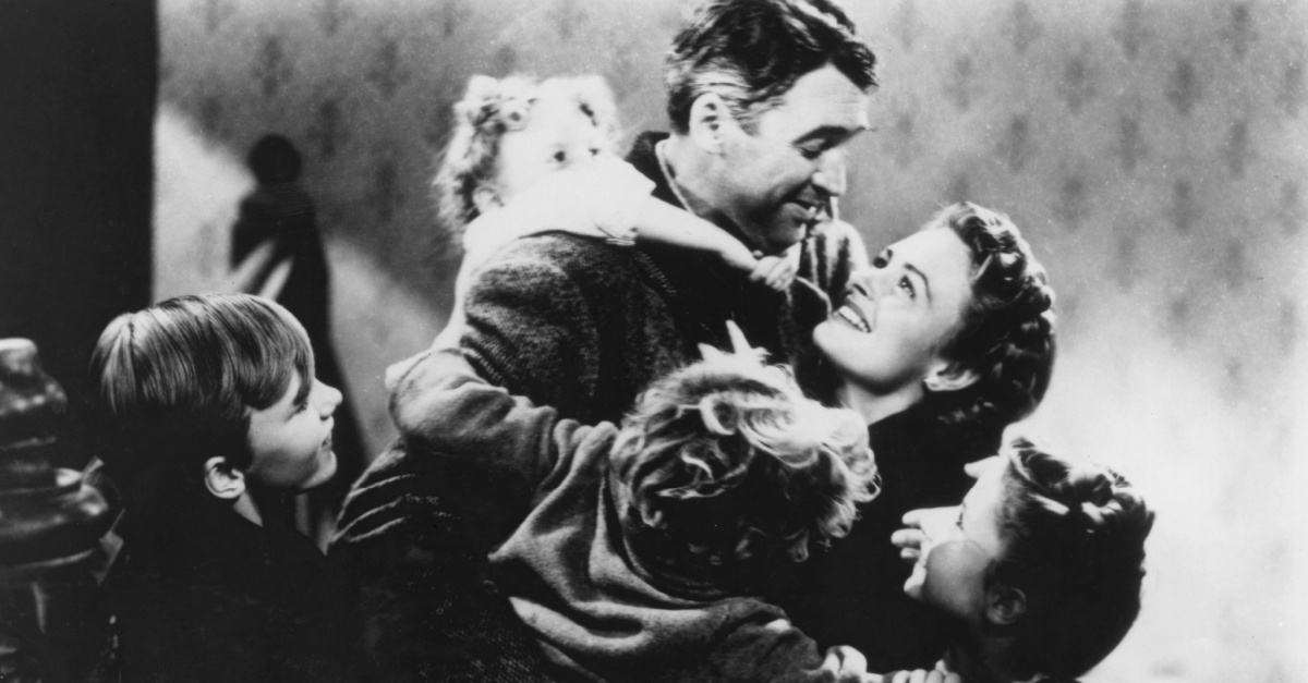 It's A Wonderful Life, Thomas Mitchell, James Stewart, 1946 Wall