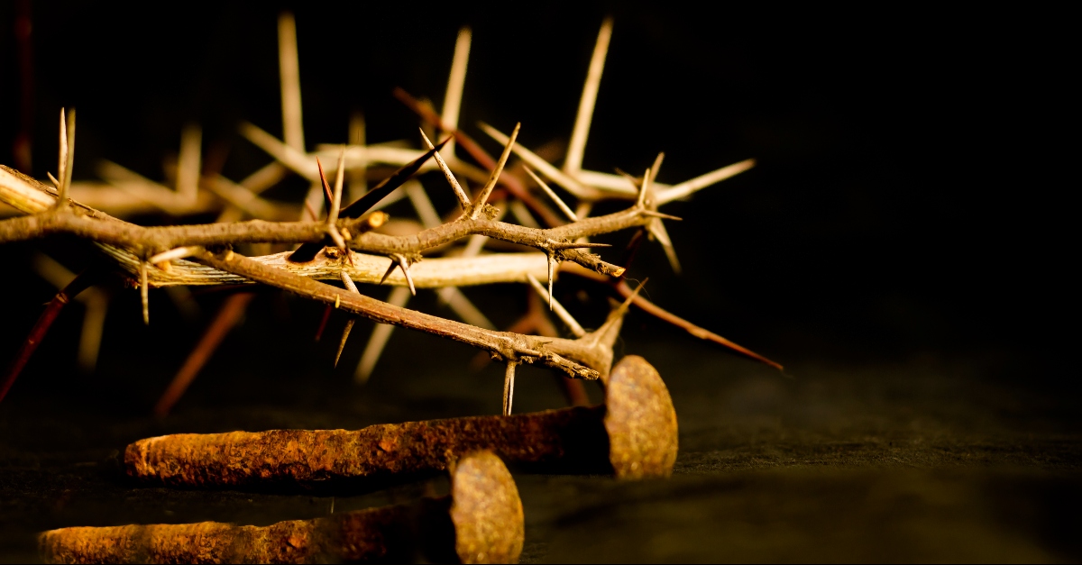 Crown of thorns and nails