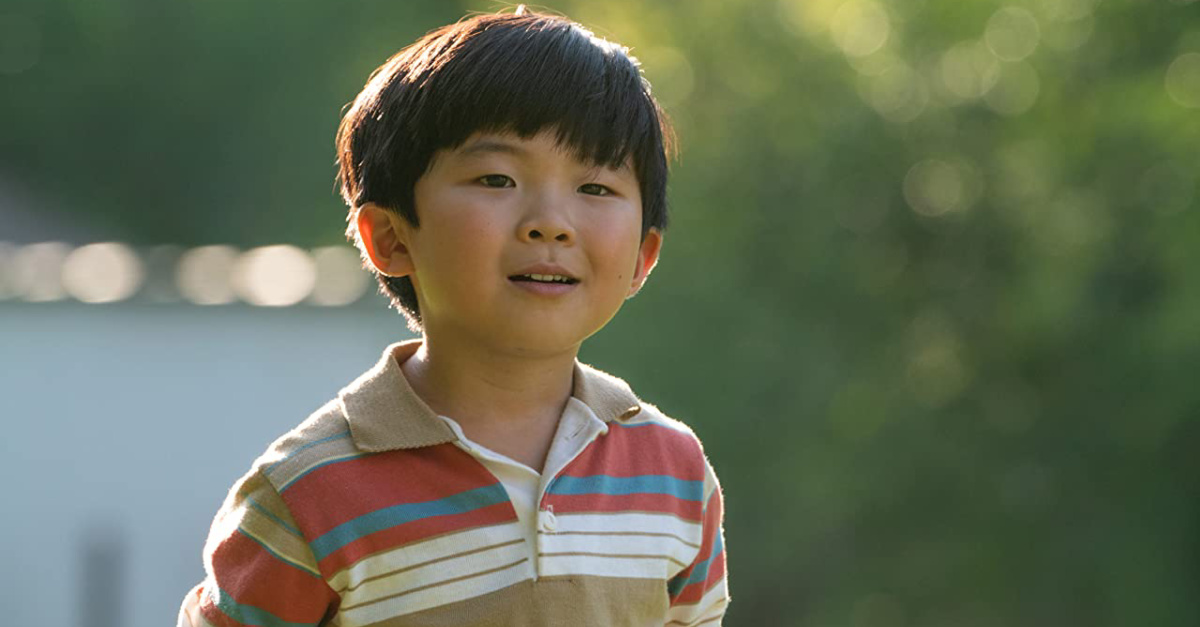 The young son in Minari, still from Minari