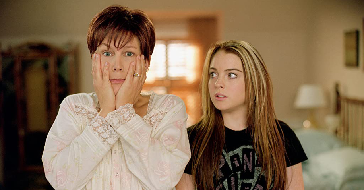 Lindsey Lohan and Jamie Lee Curtis in Freaky Friday