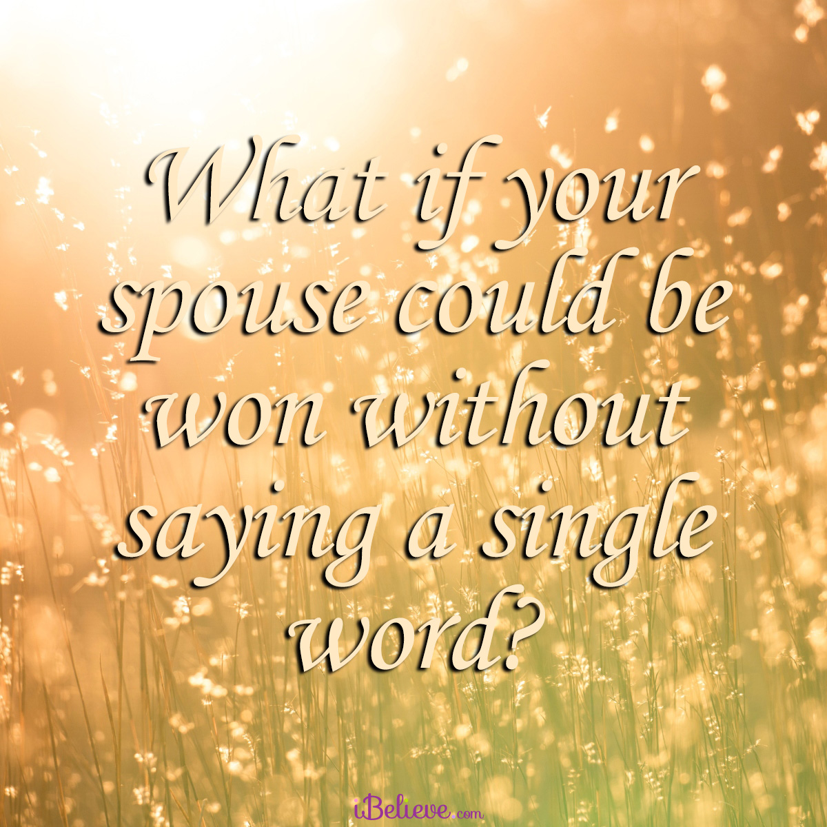 win over spouse, inspirational image