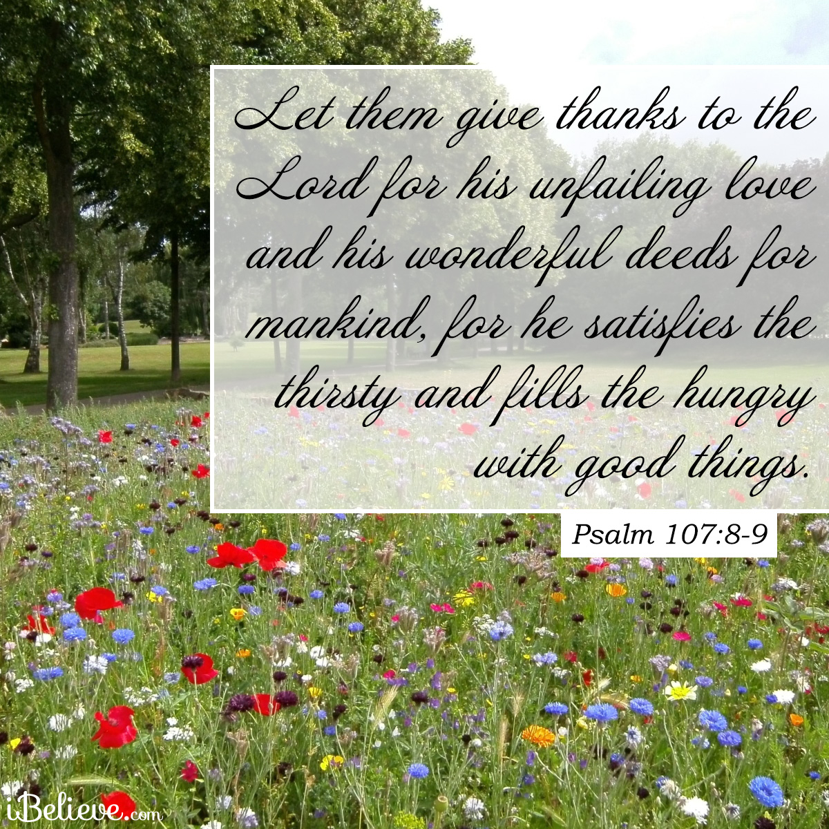 Psalm 107, inspirational image