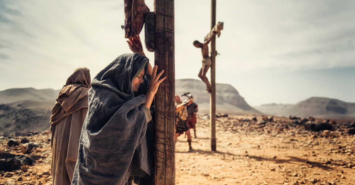 Jesus on the Cross in Resurrection
