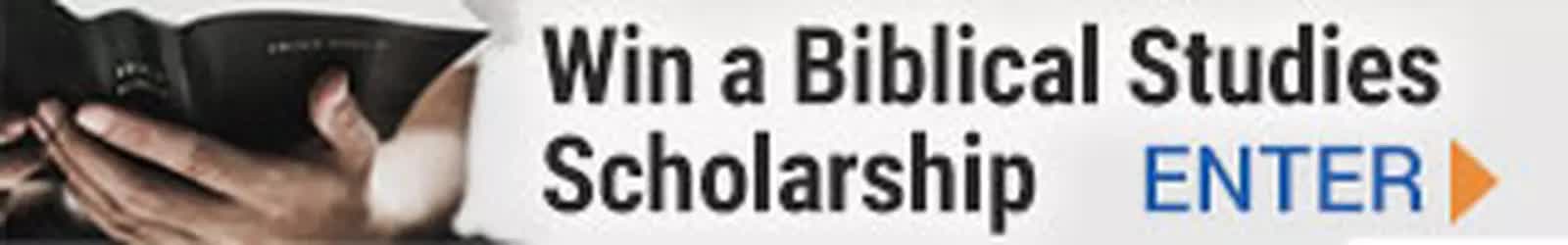 Win a scholarship in biblical studies from Crosswalk University