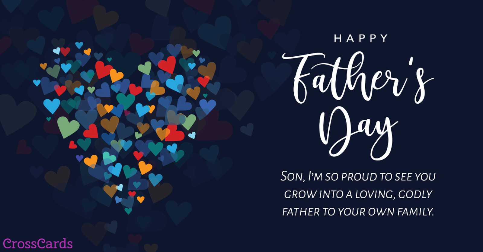 Father's Day to a Son ecard, online card