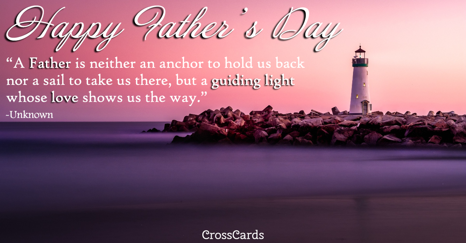 Father's Day Guiding Light ecard, online card