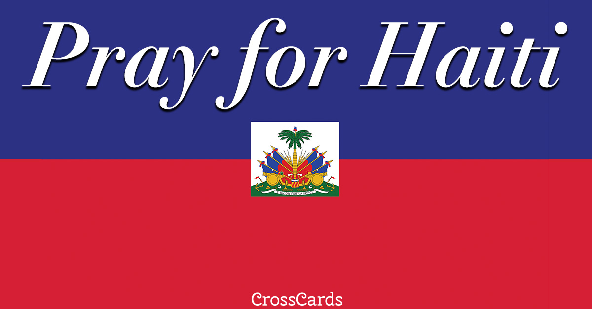 Pray for Haiti ecard, online card