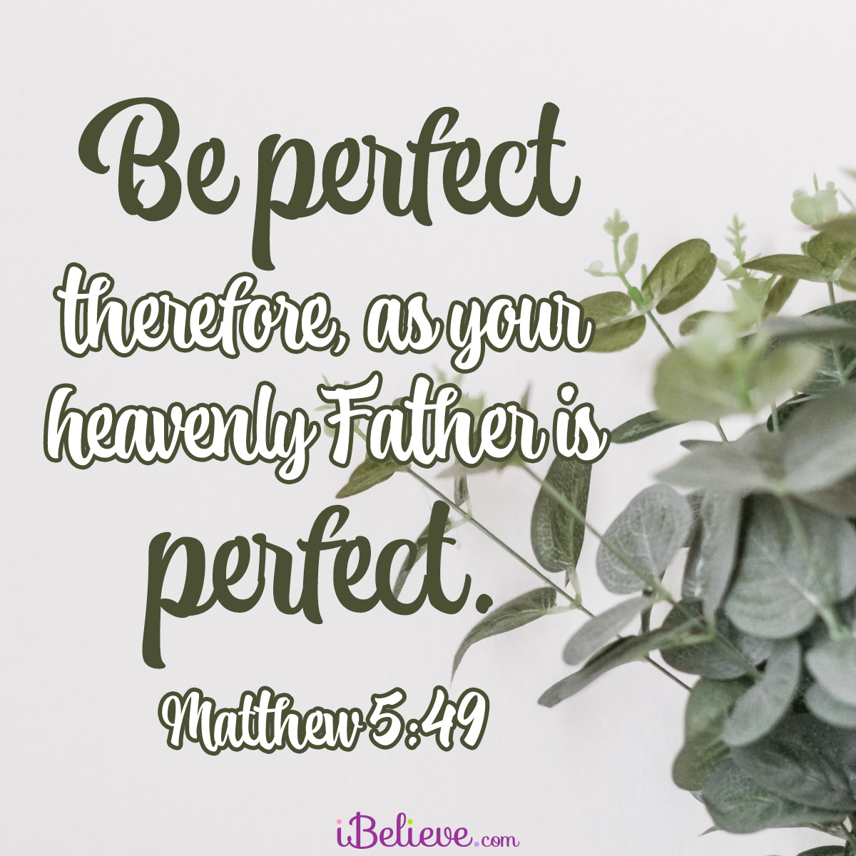Matthew 5:49, inspirational image