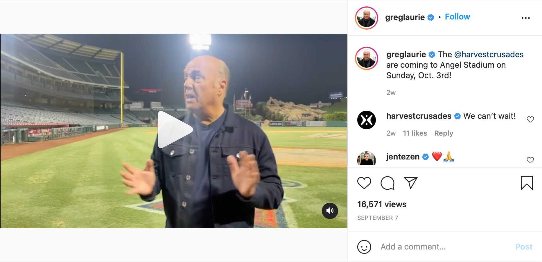 Greg Laurie encourages Christians to bring their friends fo SoCal Harvest