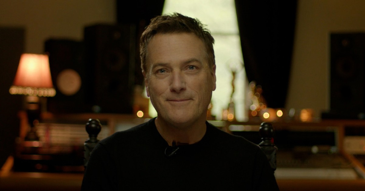 A closeup of Christian music artist Michael W. Smith from the movie Jesus Music