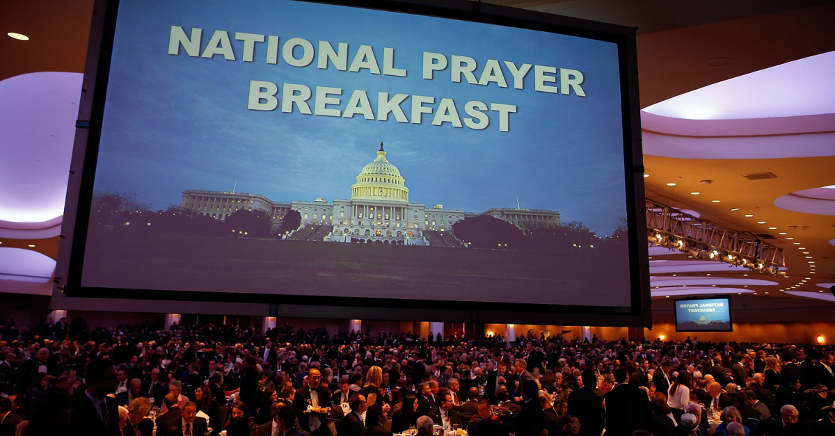 Atheist Group Urges Congressmembers to Stop Participating in the National Prayer Breakfast thumbnail