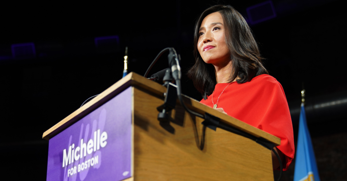 Michelle Wu, Wu makes history as the first woman and first person of color to be elected Bostons mayor