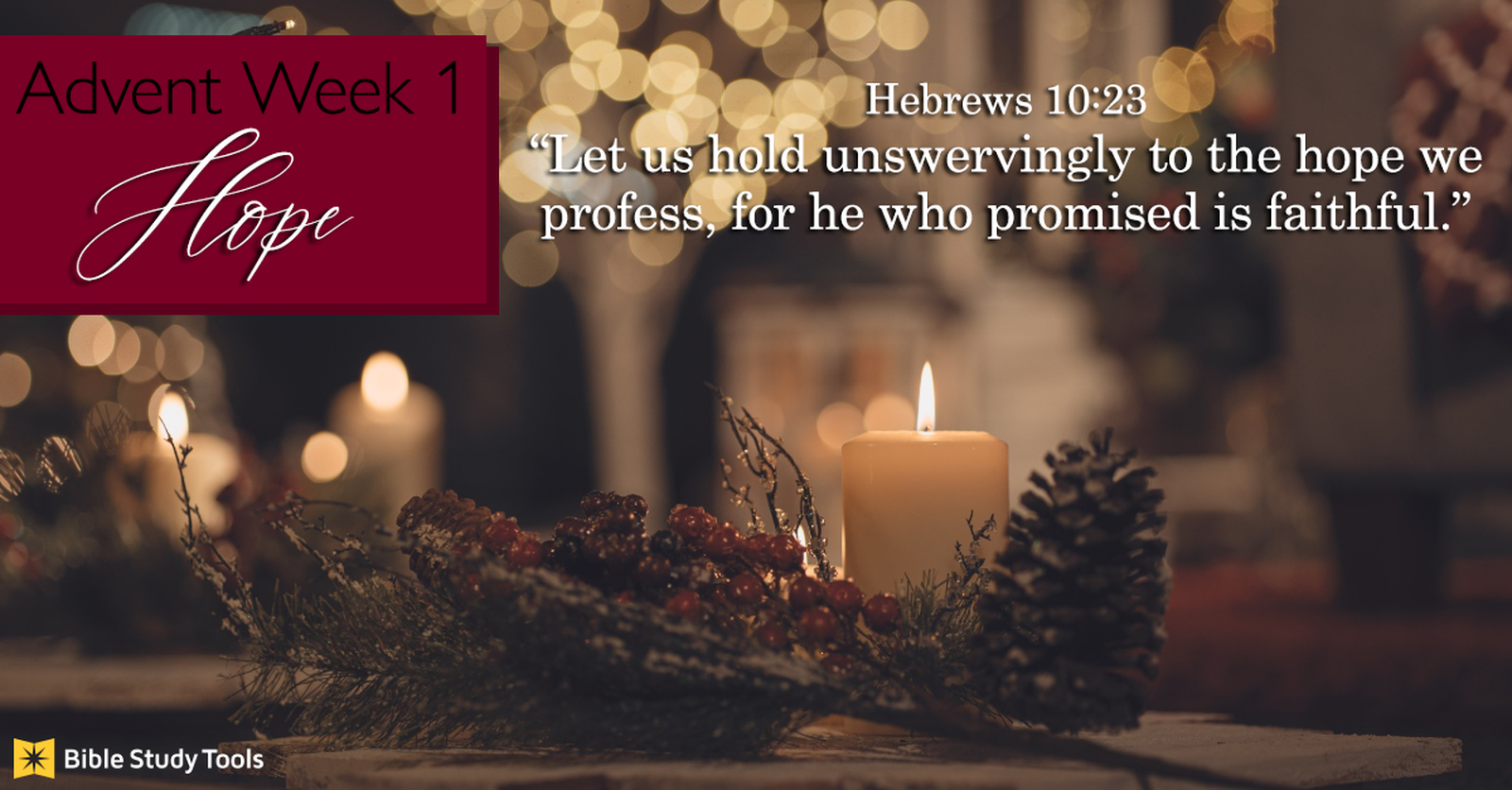 Advent Week 1 - Hope ecard, online card