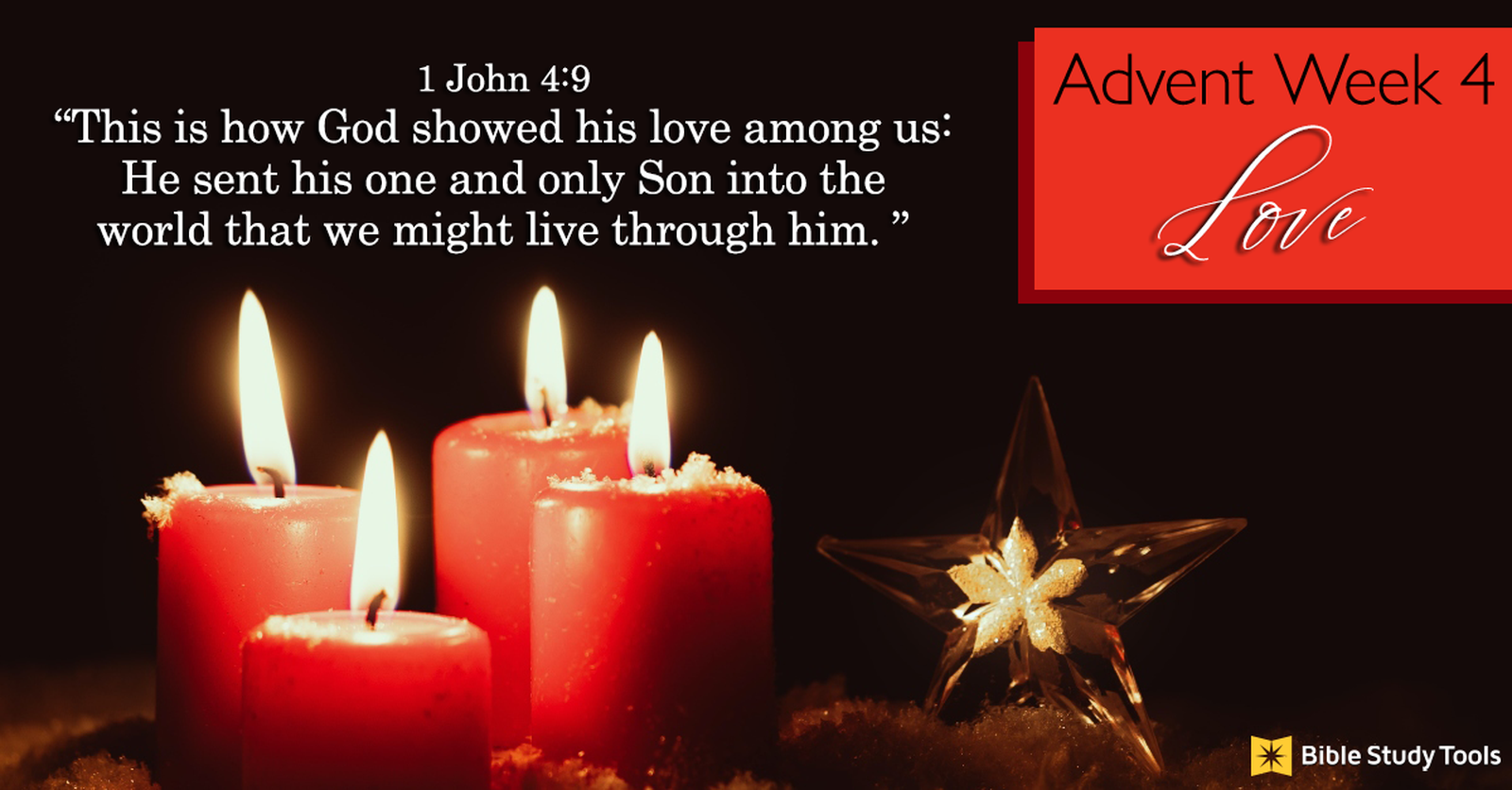 Advent Week 4 - Love ecard, online card
