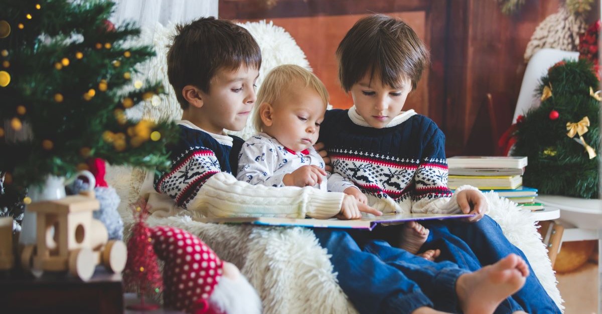 christmas advent kids children read reading book calendar story