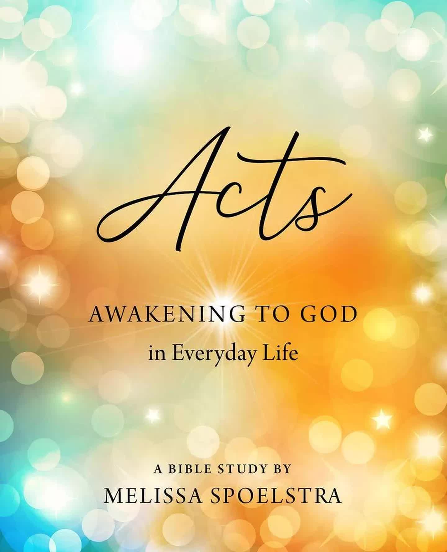 Melissa Spoelstras Book Awakening to God cover