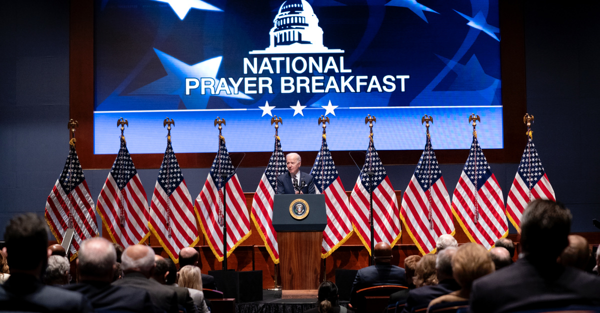 Biden Urges Congress to Follow Jesus’ Words: ‘Serve Rather Than Be Served’