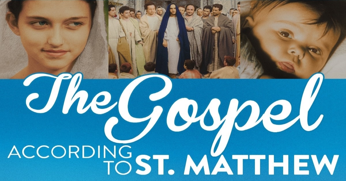 The Gospel According to St Matthew 1964 poster