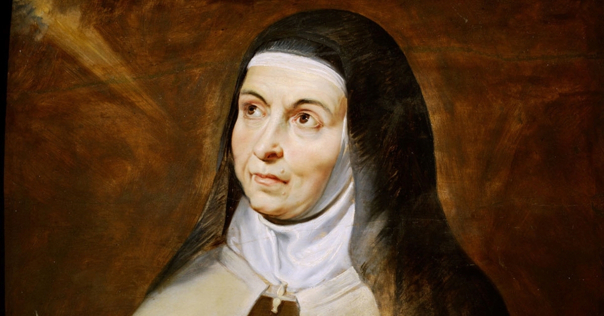 St Teresa of Avila portrait circa 1615