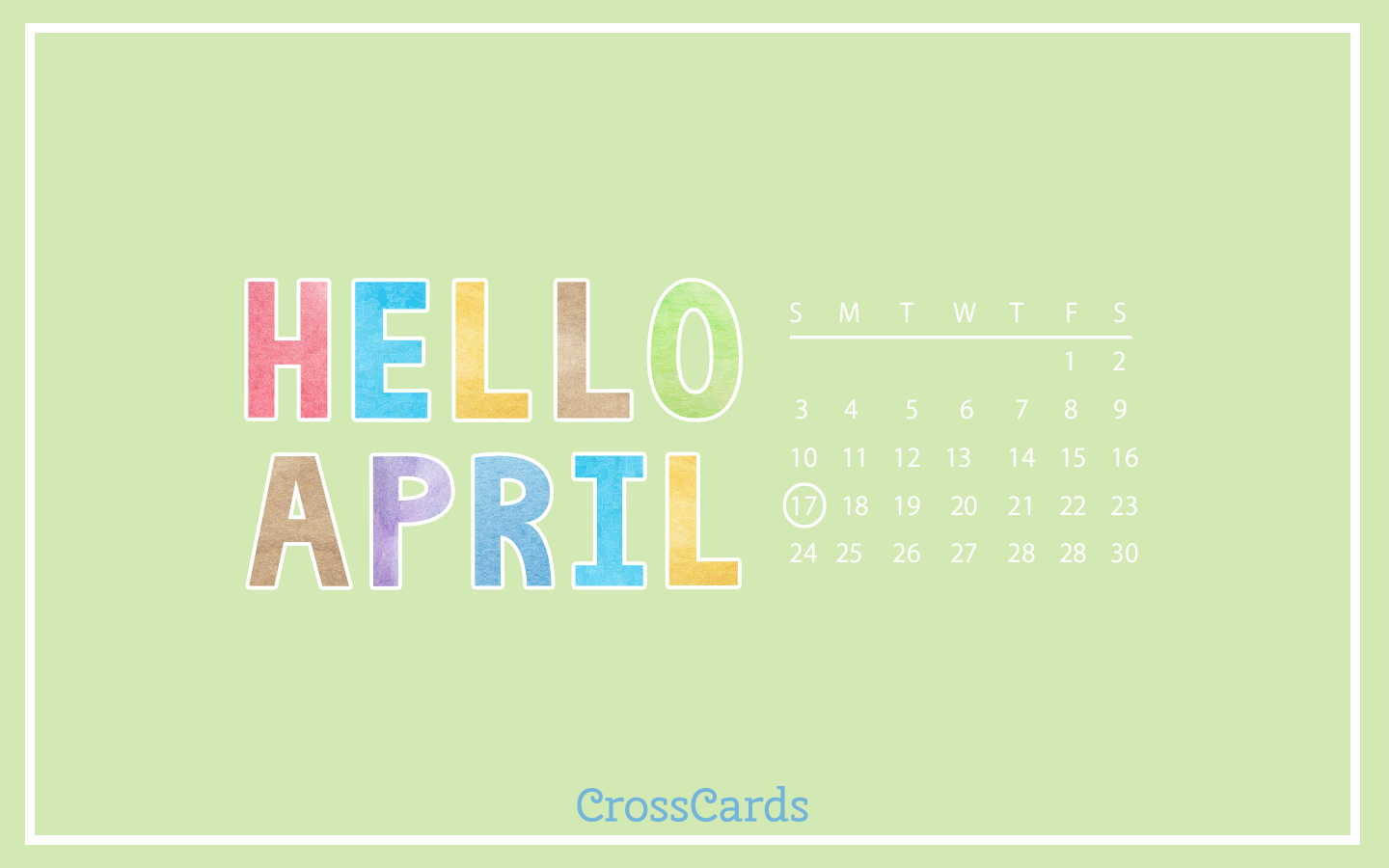 April 2022 - Hello April! mobile phone wallpaper