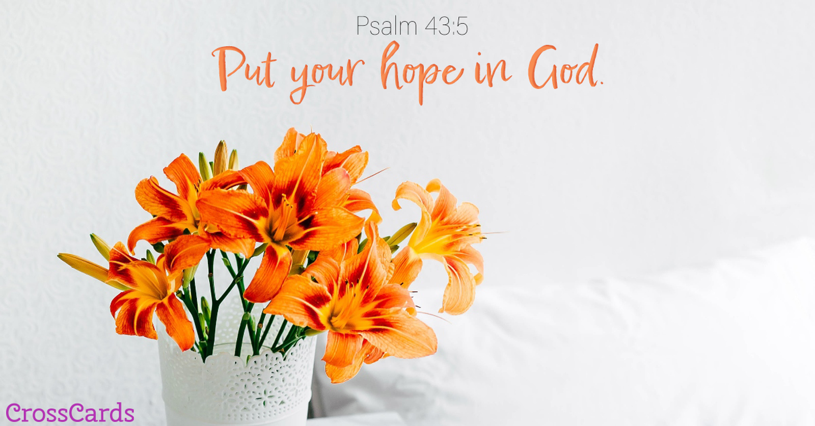 Psalm 43:5 - Hope in God ecard, online card