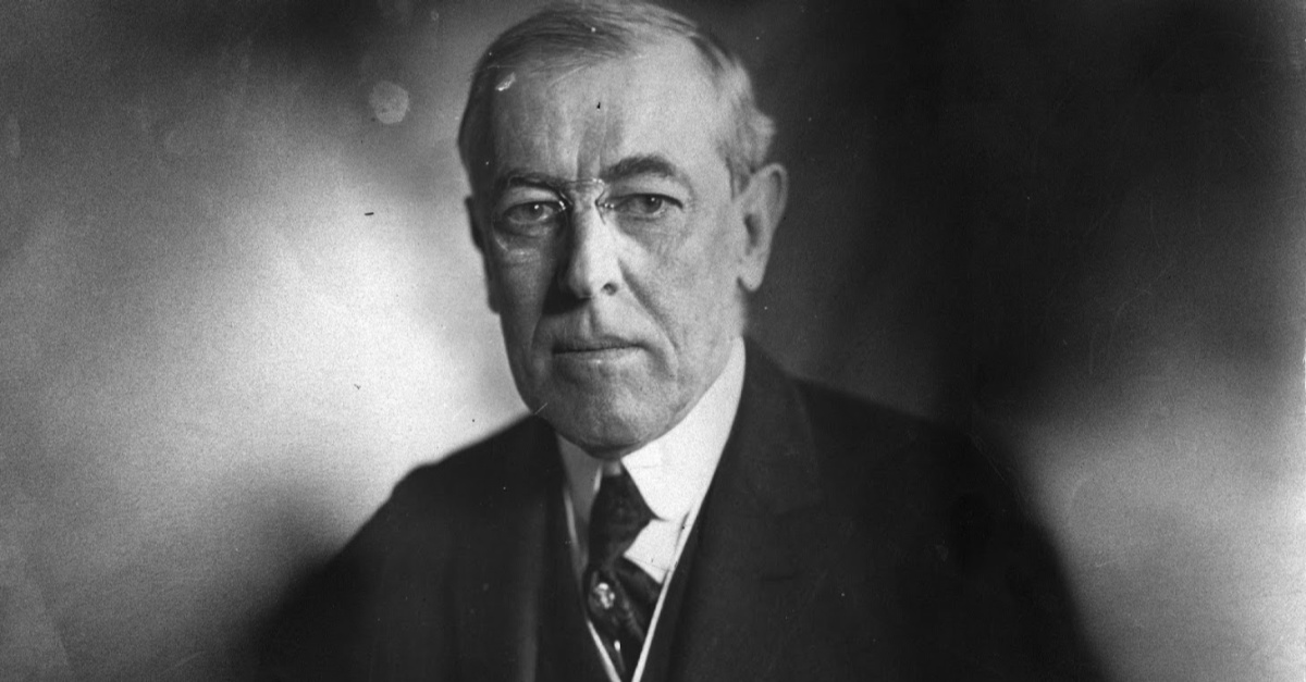 13. Woodrow Wilson