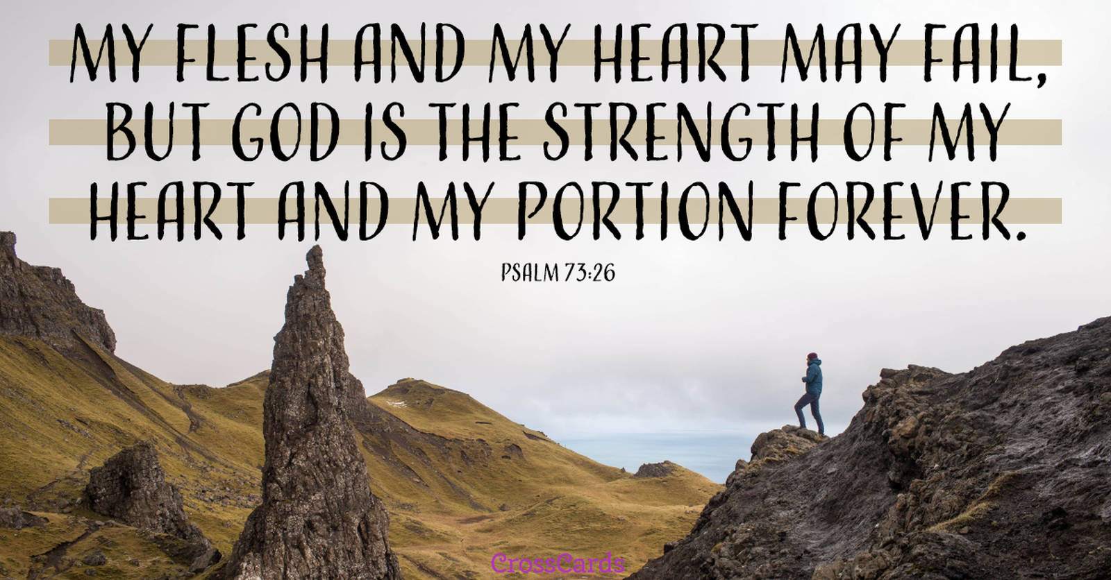 Psalm 73:26 ecard, online card