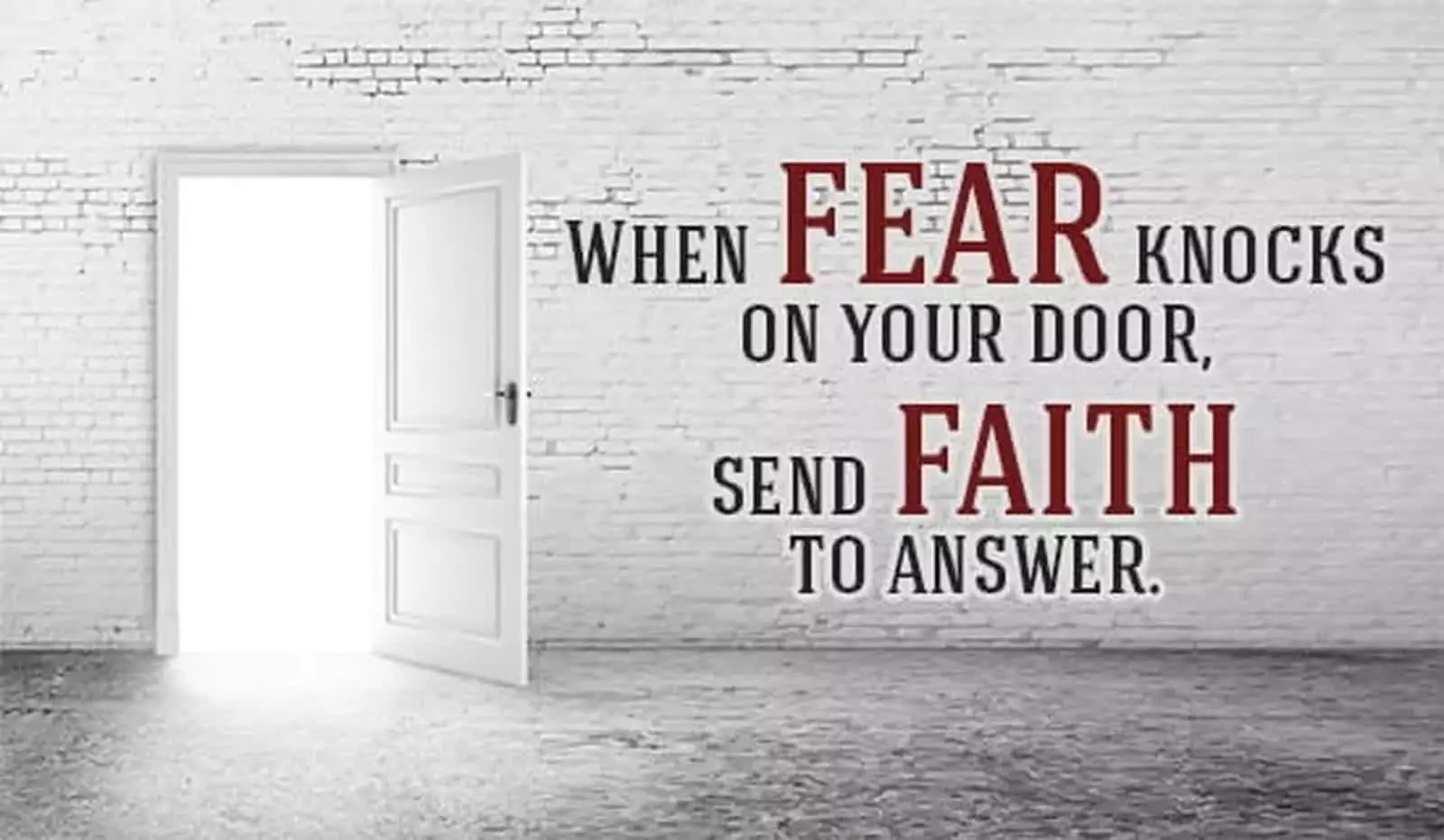 god over fear