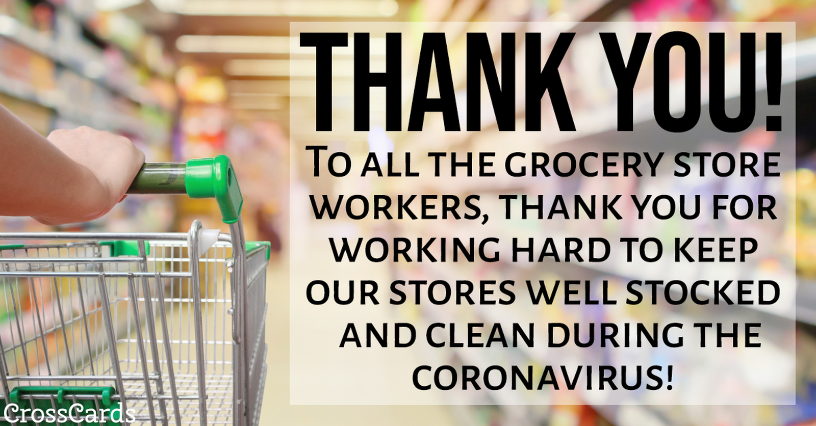 Thank You Grocery Store Workers! ecard, online card