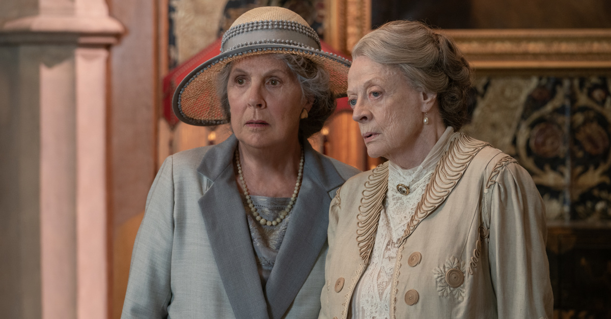 Maggie Smith and Penelope Wilton in Downton Abbey