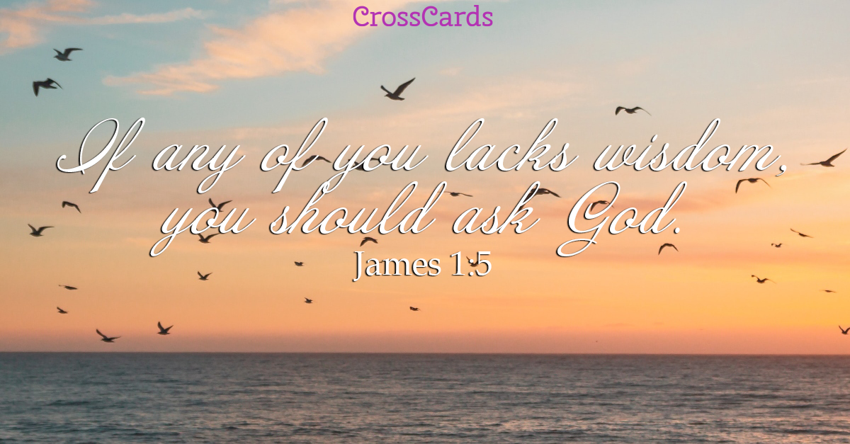 James 1:5 - Wisdom ecard, online card
