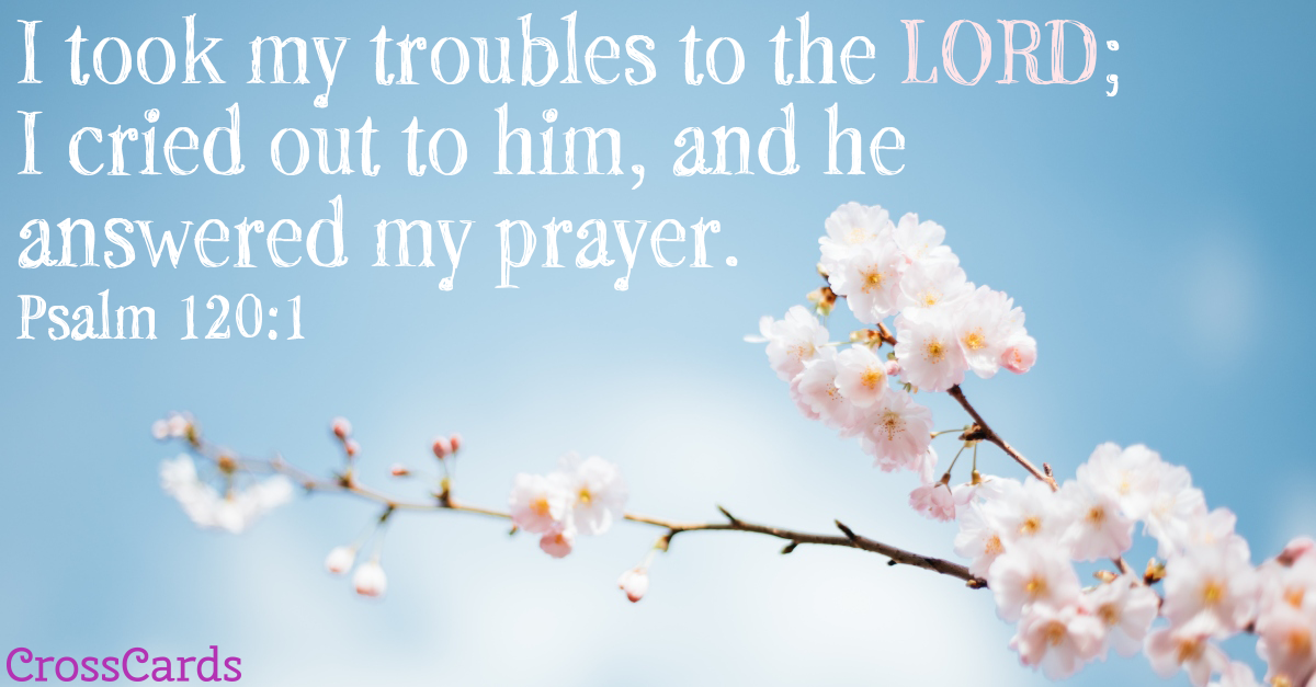 Psalm 120:1 ecard, online card
