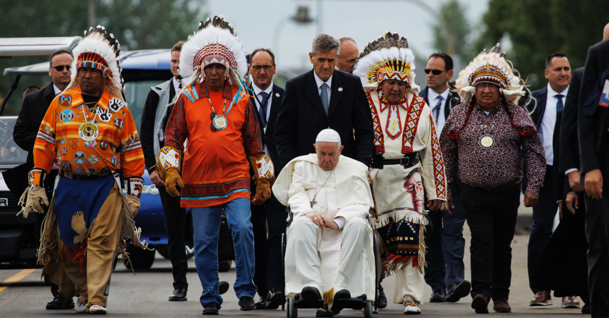 Pope Francis Apologizes for Catholic Church’s Involvement with Canadian Indigenous Residential Schools