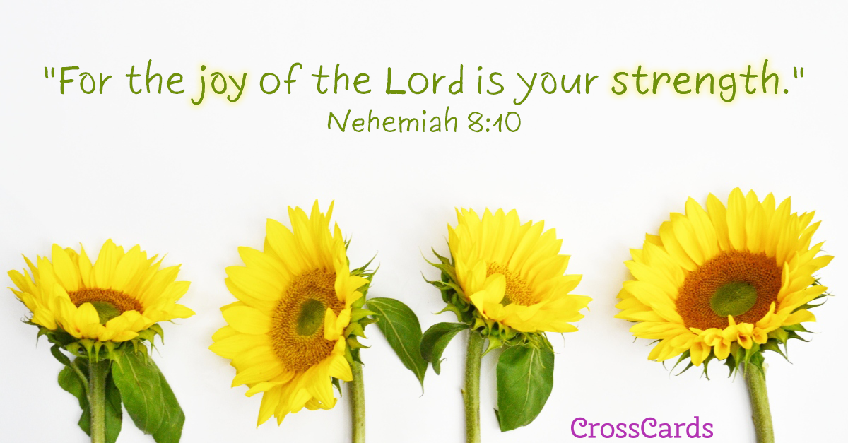 Nehemiah 8:10 ecard, online card