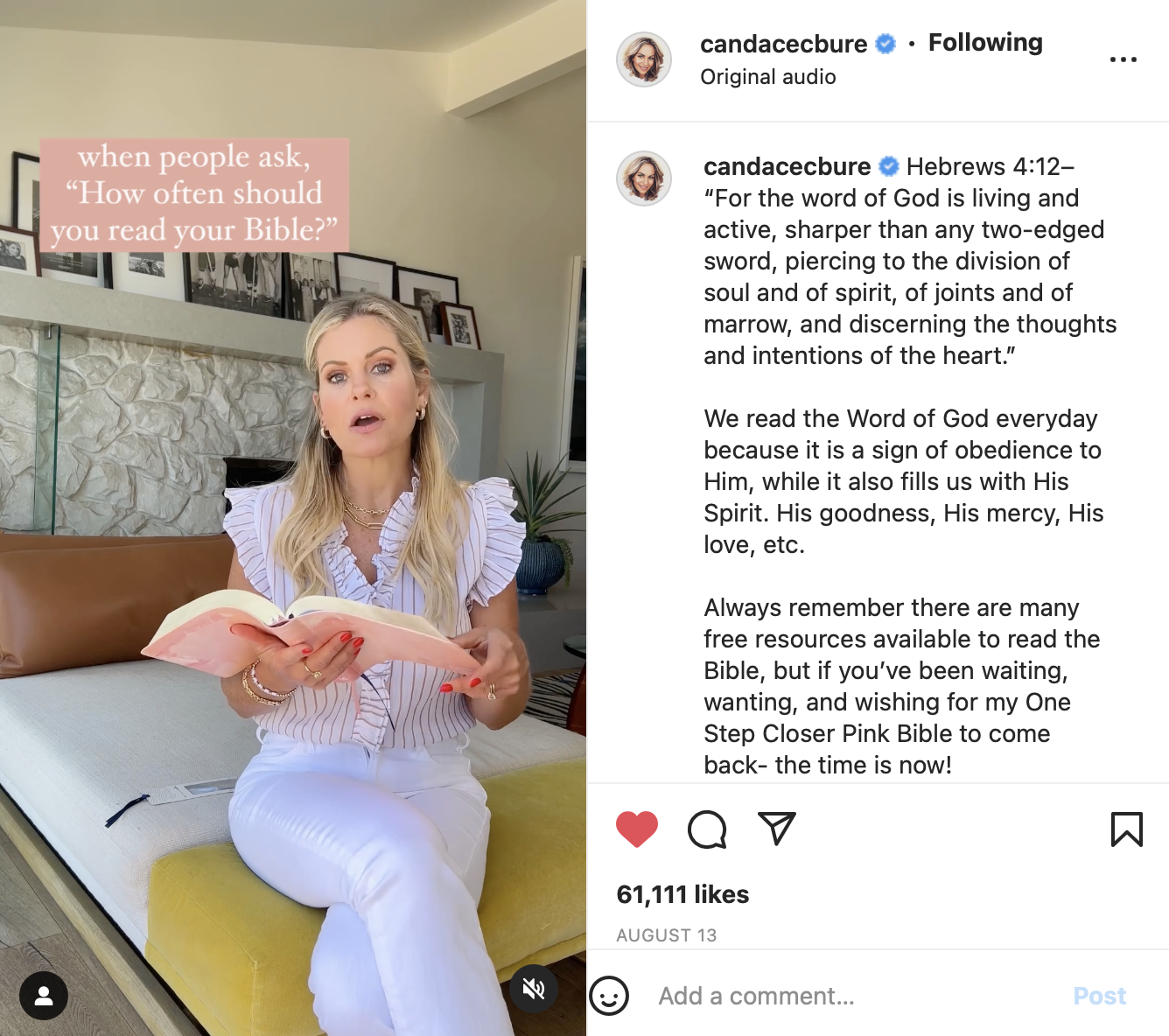 Candace Cameron Bure Instagram