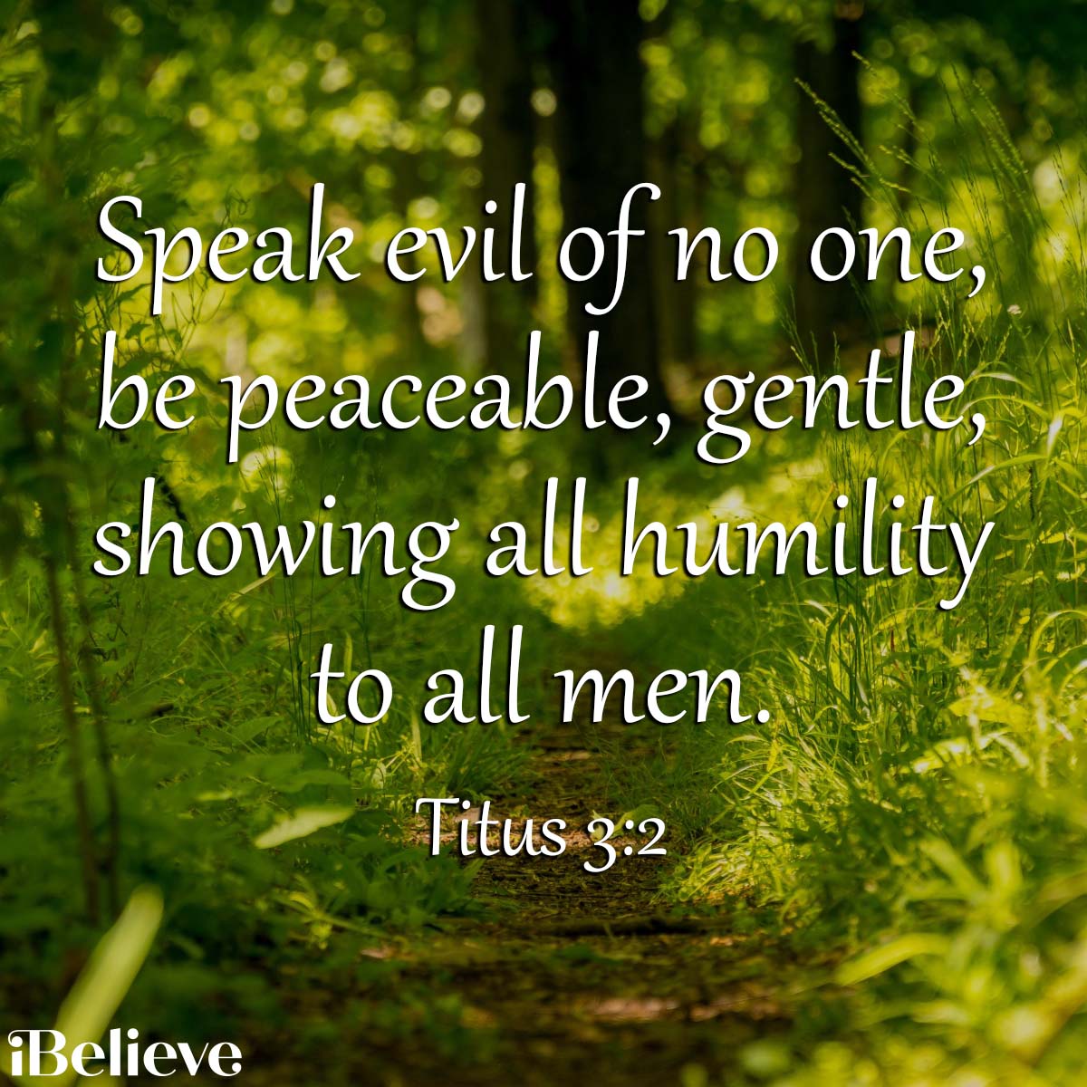 Titus 3:2, inspirational image