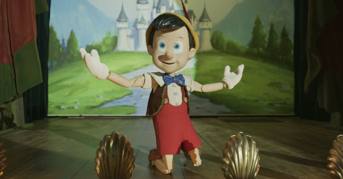 Figurine Pinocchio, Geppetto, Figaro Storybook