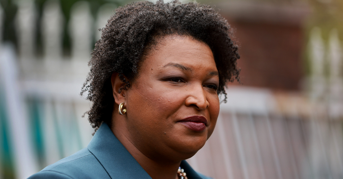 Stacey Abrams Says Fetal Heartbeats at 6 Weeks Are ‘Manufactured’
