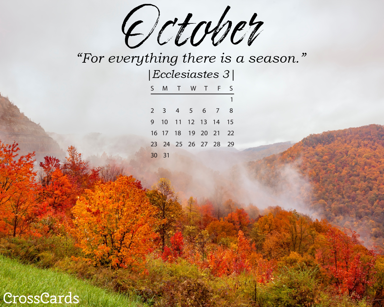 October 2021 wallpapers  35 FREE calendars for desktop and phones