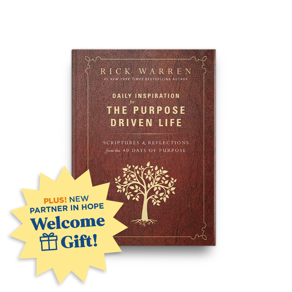 the purpose driven life hard cover daily hope rick warren