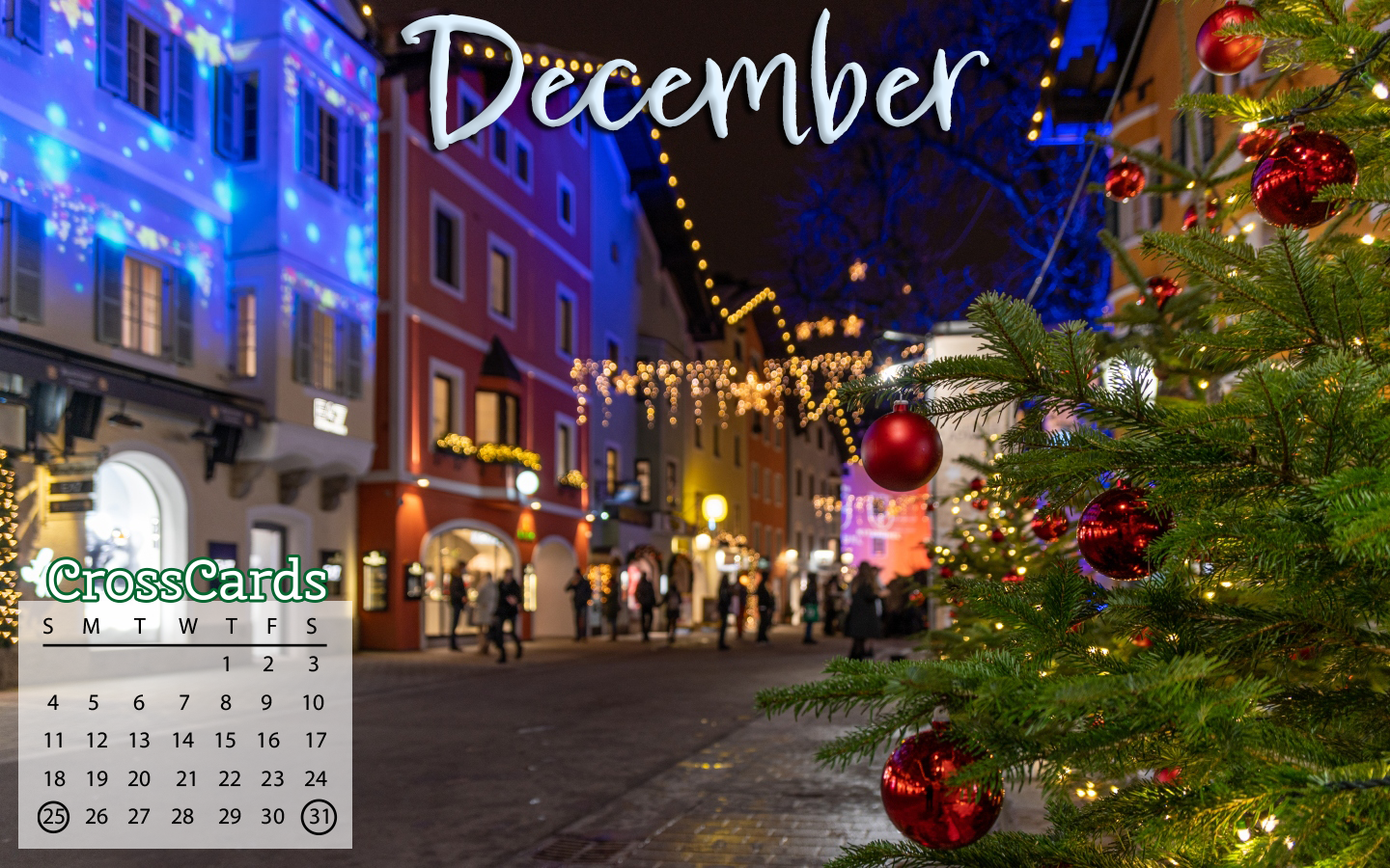 December 2022 - Festive Season mobile phone wallpaper