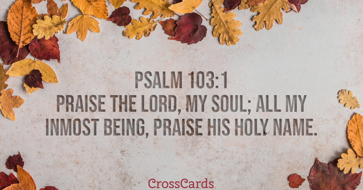 Psalm 103:1 ecard, online card