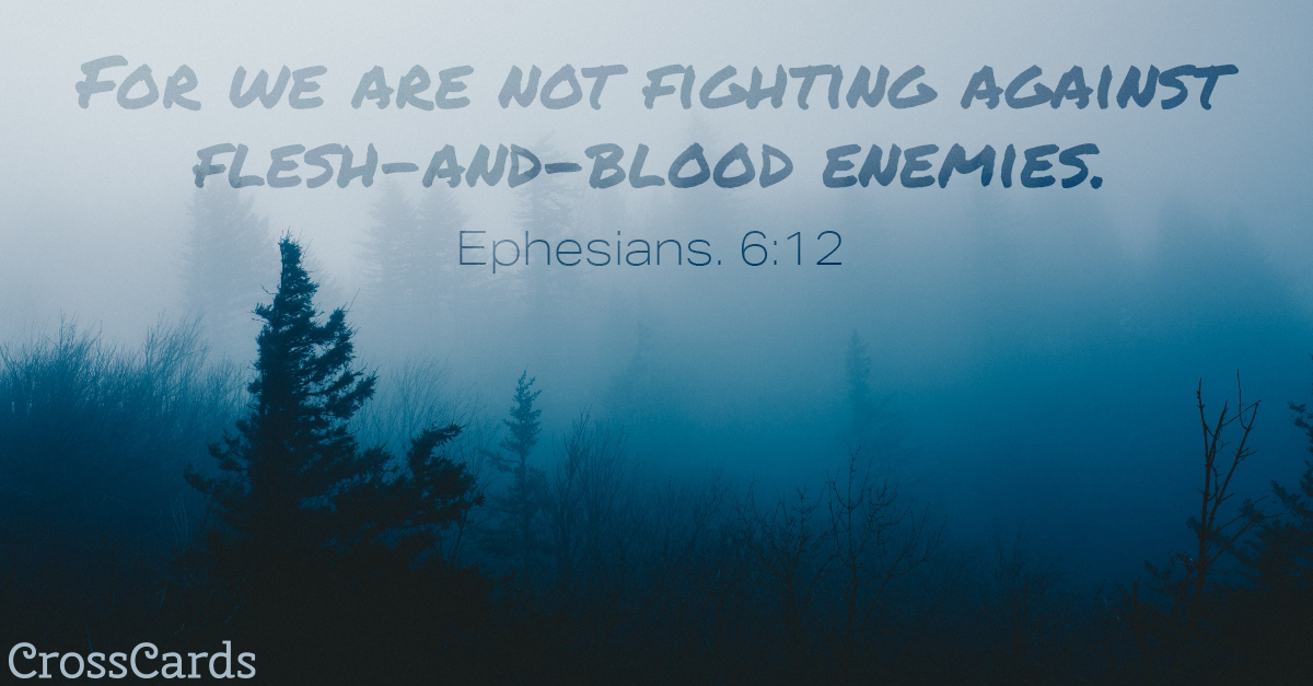 Ephesians 6:12 ecard, online card