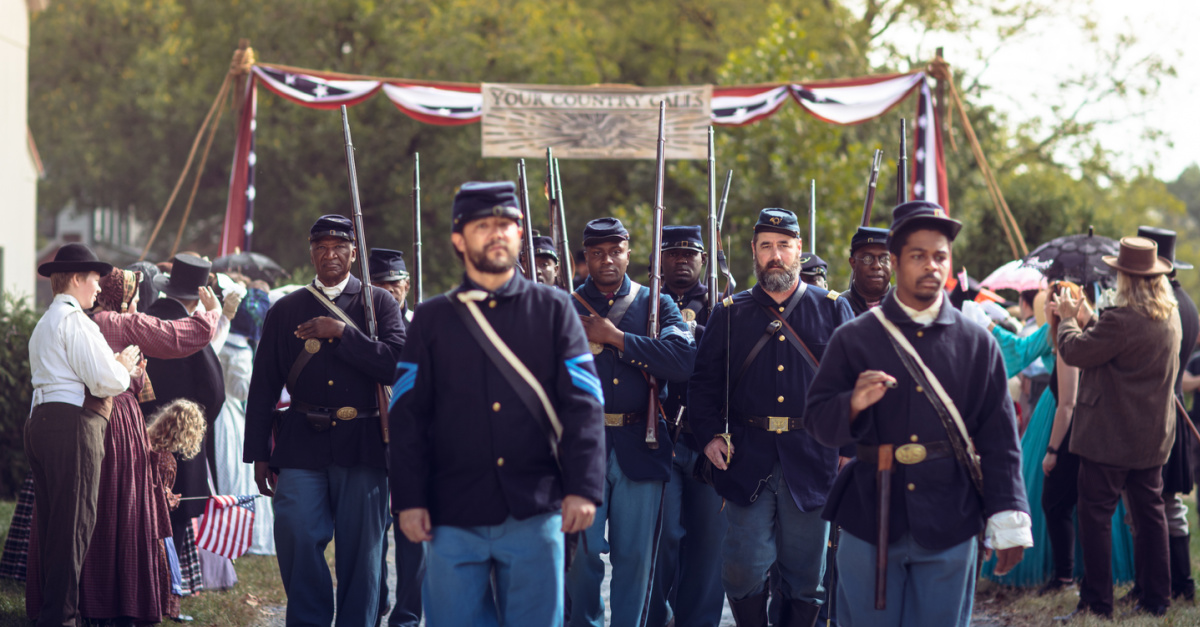 Soldiers in I Heard the Bells