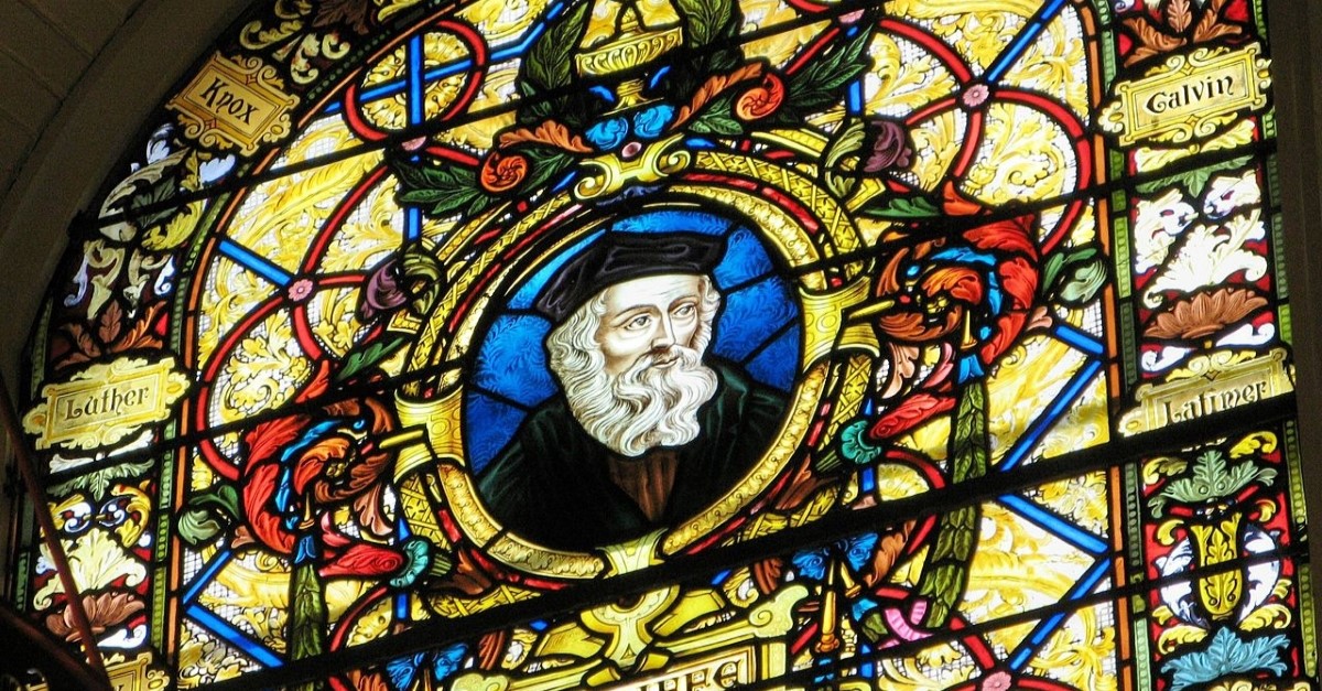 John Wycliffe stained glass