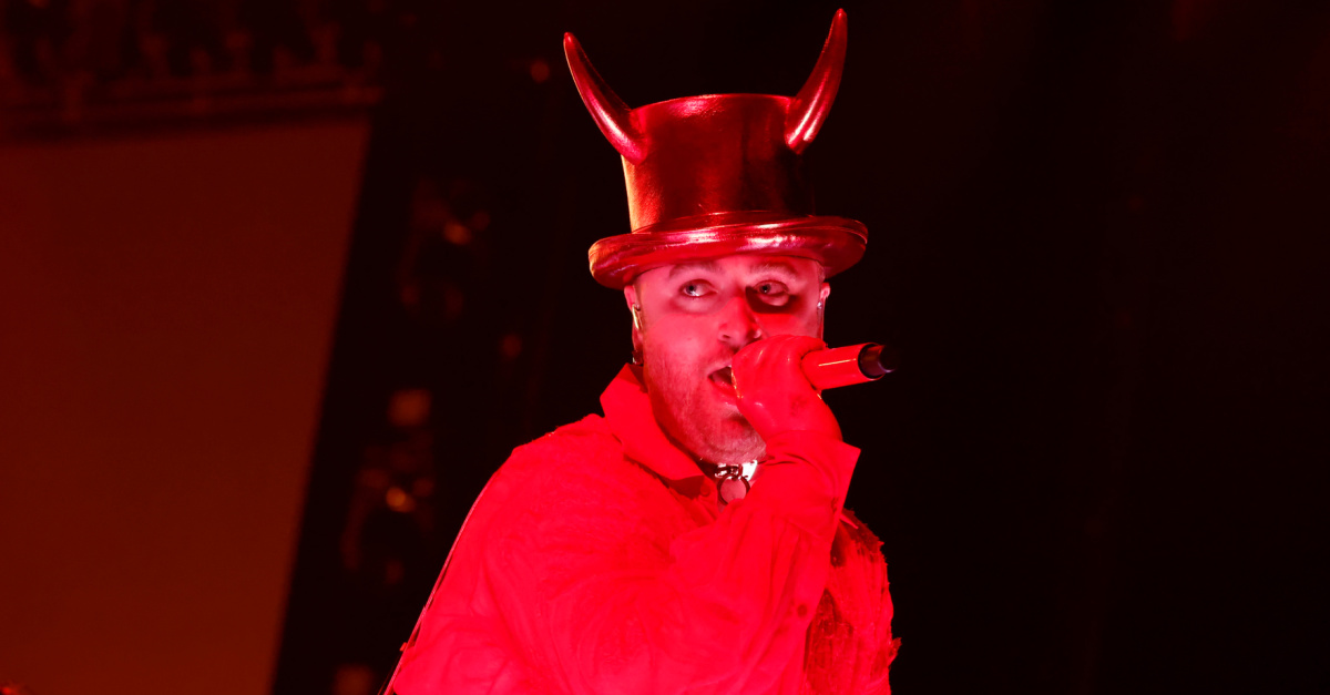 Sam Smith Wears DevilHorned Top Hat during Controversial Grammy