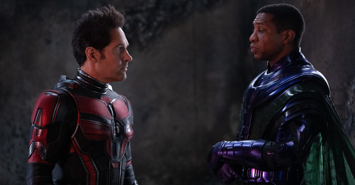 Paul Rudd and Jonathan Majors in Ant-Man 3