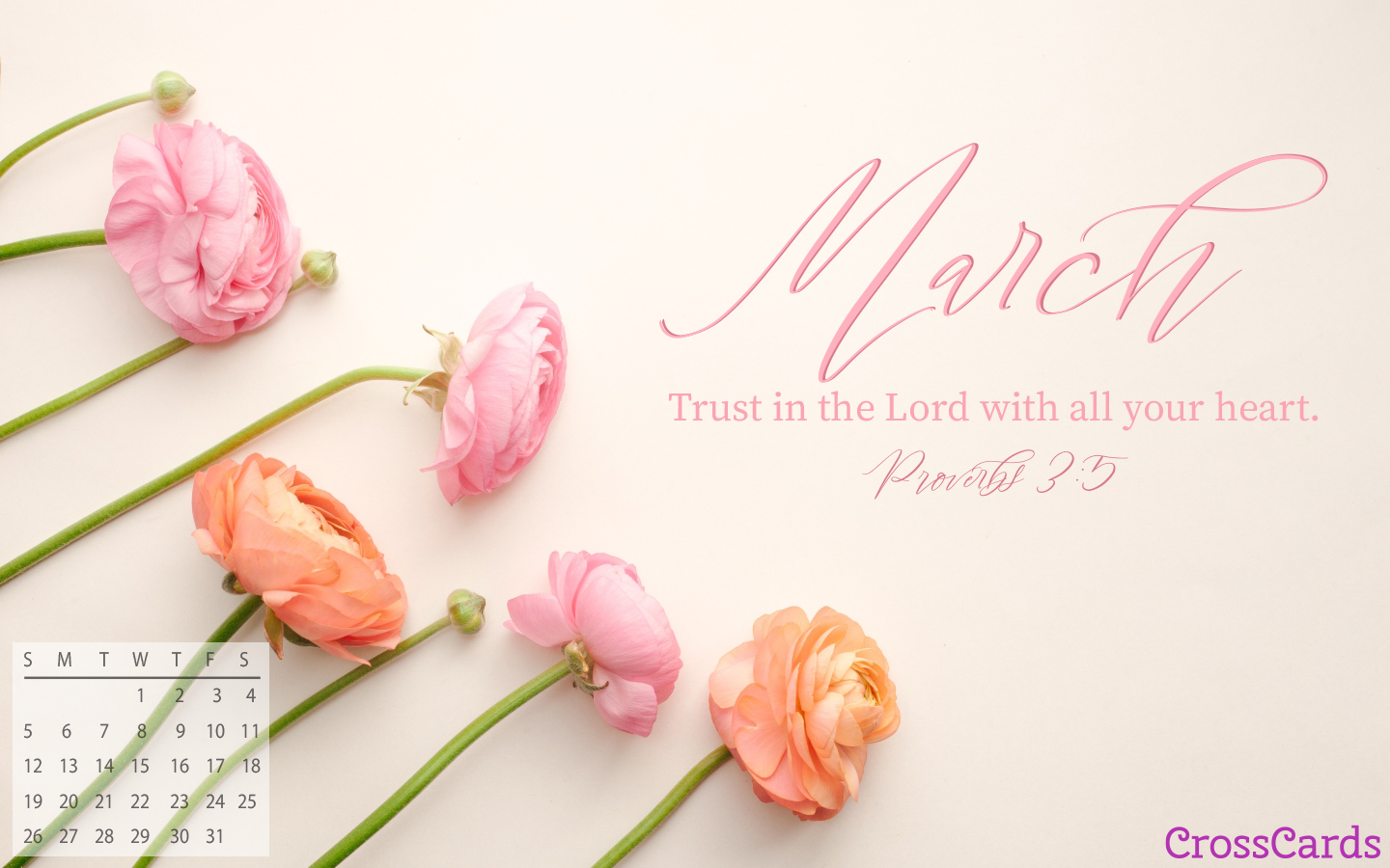 March 2023 - Proverbs 3 mobile phone wallpaper