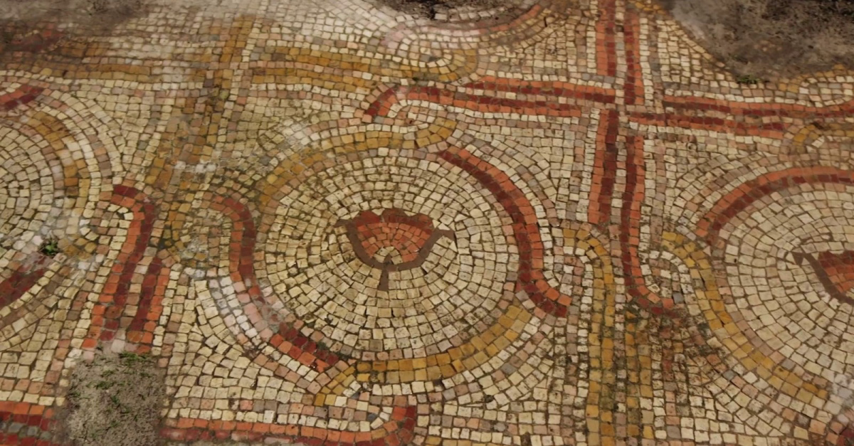 Israeli Archaeologists Uncover 'Colorful' Mosaic Floor of Ancient Church